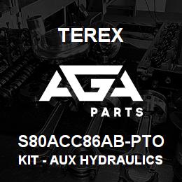 S80ACC86AB-PTO Terex KIT - AUX HYDRAULICS - 14' SS EXTENDING DIPPER - MECH | AGA Parts