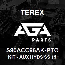 S80ACC86AK-PTO Terex KIT - AUX HYDS SS 15FT EXTENDING DIPPER MECHANICAL - TLB890 TLB990 | AGA Parts