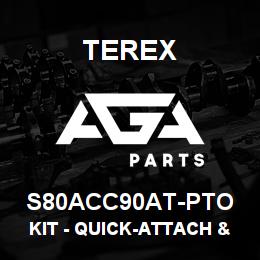 S80ACC90AT-PTO Terex KIT - QUICK-ATTACH & HYDRAULICS - SIDESHIFT SERVO 15FT STANDARD DIPPER | AGA Parts