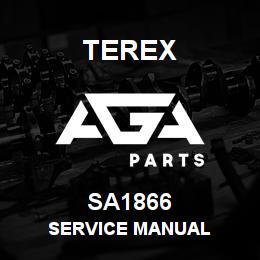 SA1866 Terex SERVICE MANUAL | AGA Parts