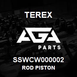 SSWCW000002 Terex ROD PISTON | AGA Parts