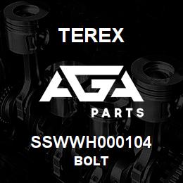SSWWH000104 Terex BOLT | AGA Parts
