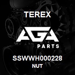 SSWWH000228 Terex NUT | AGA Parts