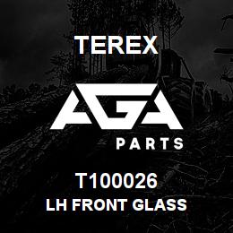 T100026 Terex LH FRONT GLASS | AGA Parts