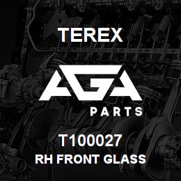 T100027 Terex RH FRONT GLASS | AGA Parts