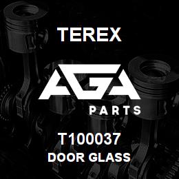 T100037 Terex DOOR GLASS | AGA Parts