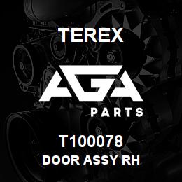 T100078 Terex DOOR ASSY RH | AGA Parts