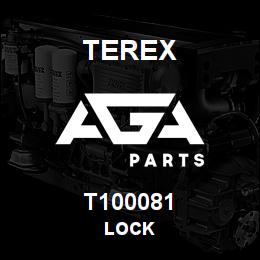 T100081 Terex LOCK | AGA Parts