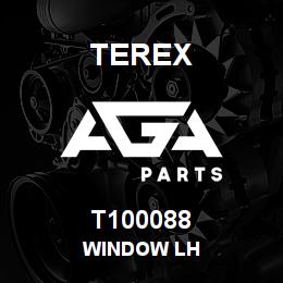 T100088 Terex WINDOW LH | AGA Parts