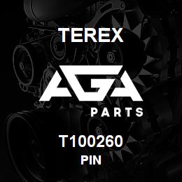 T100260 Terex PIN | AGA Parts