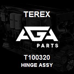 T100320 Terex HINGE ASSY | AGA Parts