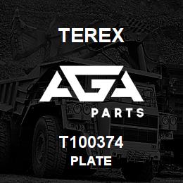 T100374 Terex PLATE | AGA Parts