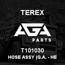 T101030 Terex HOSE ASSY (Q.A. - HEAD END) | AGA Parts