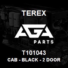 T101043 Terex CAB - BLACK - 2 DOOR | AGA Parts