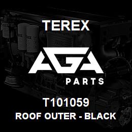 T101059 Terex ROOF OUTER - BLACK | AGA Parts
