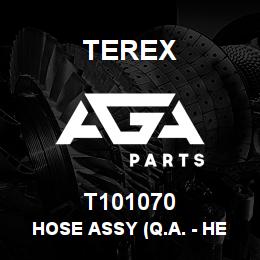 T101070 Terex HOSE ASSY (Q.A. - HEAD END) | AGA Parts