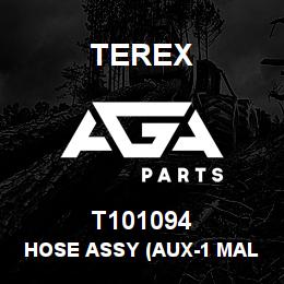 T101094 Terex HOSE ASSY (AUX-1 MALE) | AGA Parts