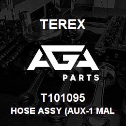 T101095 Terex HOSE ASSY (AUX-1 MALE) | AGA Parts