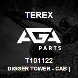 T101122 Terex DIGGER TOWER - CAB (BLACK) | AGA Parts