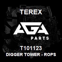 T101123 Terex DIGGER TOWER - ROPS (BLACK) | AGA Parts