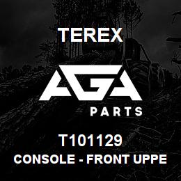 T101129 Terex CONSOLE - FRONT UPPER (BLACK) | AGA Parts