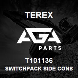 T101136 Terex SWITCHPACK SIDE CONSOLE C/M - (BLACK) | AGA Parts
