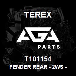 T101154 Terex FENDER REAR - 2WS - LH - BLACK | AGA Parts