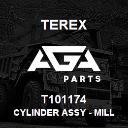 T101174 Terex CYLINDER ASSY - MILLER HYDRAULIC Q/A | AGA Parts