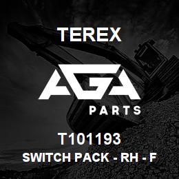 T101193 Terex SWITCH PACK - RH - FRONT CONSOLE | AGA Parts