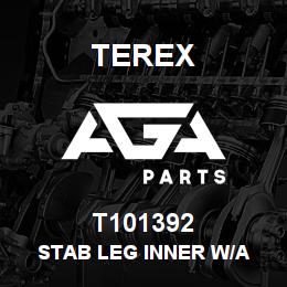 T101392 Terex STAB LEG INNER W/A | AGA Parts