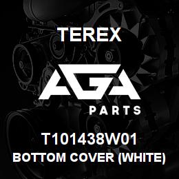 T101438W01 Terex BOTTOM COVER (WHITE) | AGA Parts