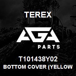 T101438Y02 Terex BOTTOM COVER (YELLOW) | AGA Parts