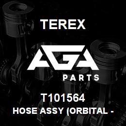T101564 Terex HOSE ASSY (ORBITAL - STEER CYL LH) | AGA Parts