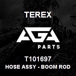 T101697 Terex HOSE ASSY - BOOM ROD END H.B. | AGA Parts