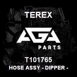 T101765 Terex HOSE ASSY - DIPPER - HEAD END - HB | AGA Parts