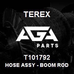 T101792 Terex HOSE ASSY - BOOM ROD END - HB - SERVO | AGA Parts