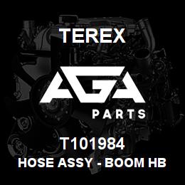 T101984 Terex HOSE ASSY - BOOM HB PILOT LINE - SS SWING | AGA Parts