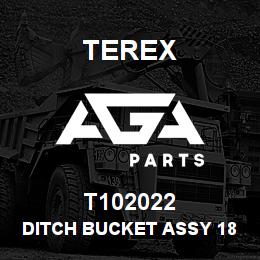 T102022 Terex DITCH BUCKET ASSY 1800MM | AGA Parts