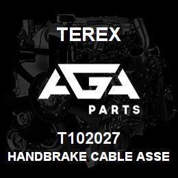 T102027 Terex HANDBRAKE CABLE ASSEMBLY | AGA Parts