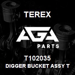 T102035 Terex DIGGER BUCKET ASSY TRAPEZOIDAL | AGA Parts