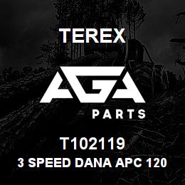 T102119 Terex 3 SPEED DANA APC 120 TRANSMISSION CONTROLLER & DISPLAY | AGA Parts