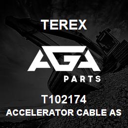 T102174 Terex ACCELERATOR CABLE ASSY | AGA Parts