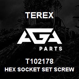 T102178 Terex HEX SOCKET SET SCREW M16X70 | AGA Parts