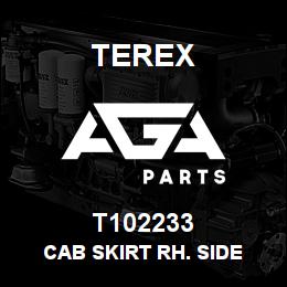 T102233 Terex CAB SKIRT RH. SIDE | AGA Parts