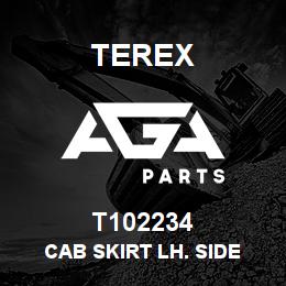 T102234 Terex CAB SKIRT LH. SIDE | AGA Parts