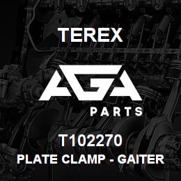 T102270 Terex PLATE CLAMP - GAITER - LH | AGA Parts