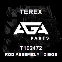 T102472 Terex ROD ASSEMBLY - DIGGER CONTROLS | AGA Parts