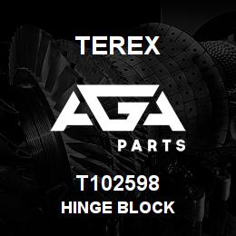 T102598 Terex HINGE BLOCK | AGA Parts