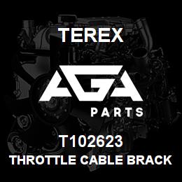 T102623 Terex THROTTLE CABLE BRACKET | AGA Parts