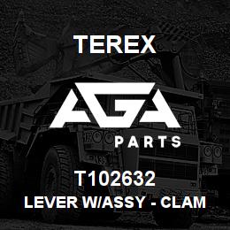 T102632 Terex LEVER W/ASSY - CLAM | AGA Parts